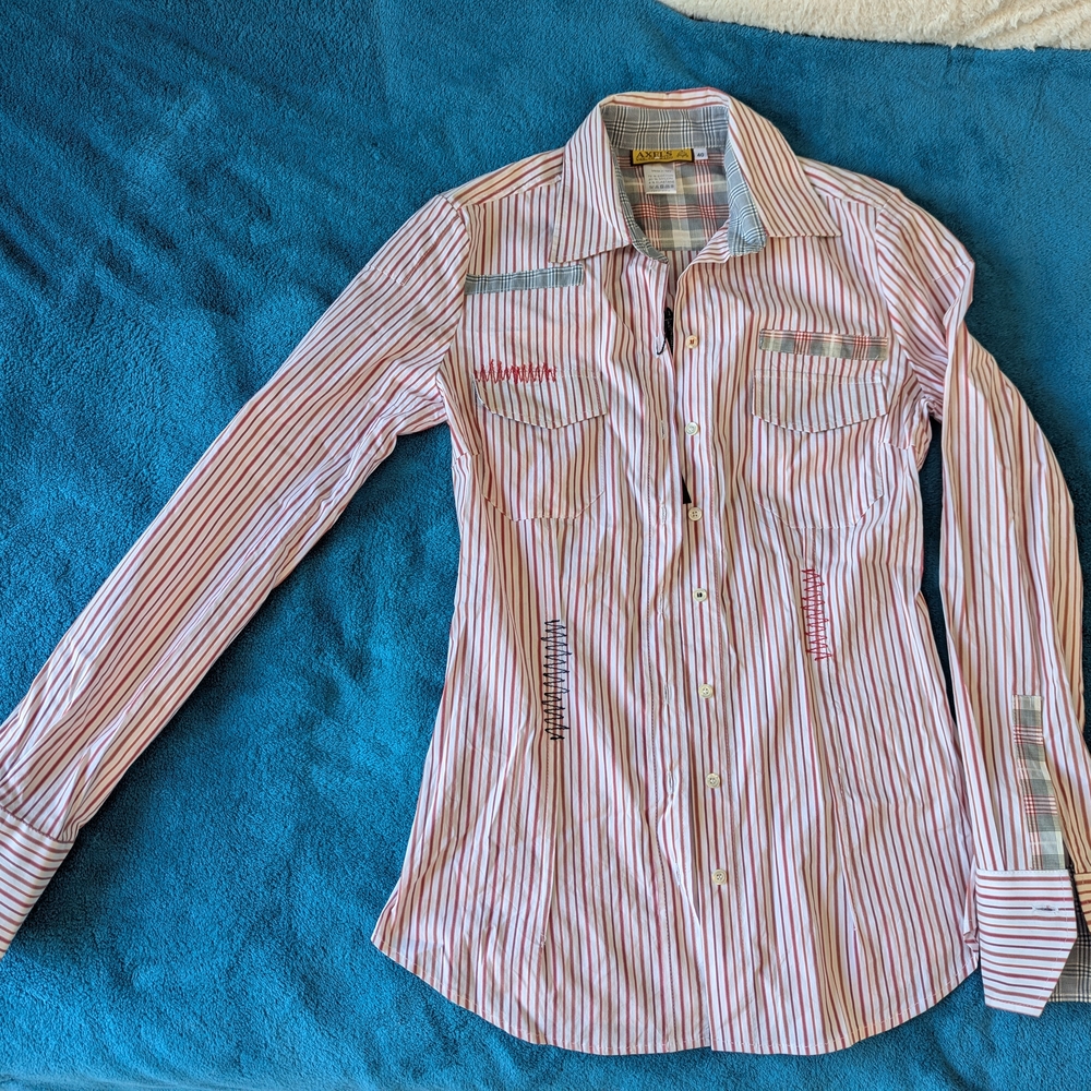 Striped Kids Button Down Shirt